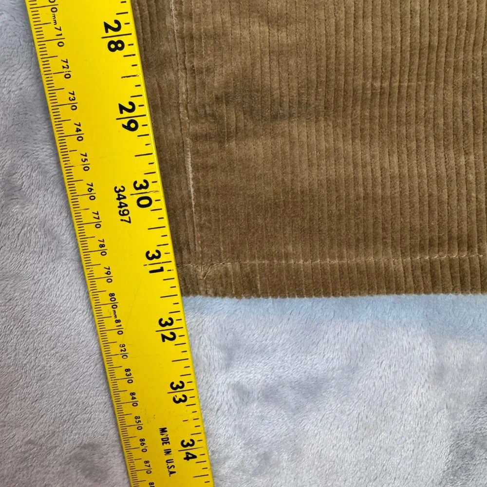 Vince Classic Fit Owen 5 Pocket Corduroy Pants Mens Size 33 Tan - Picture 5 of 9